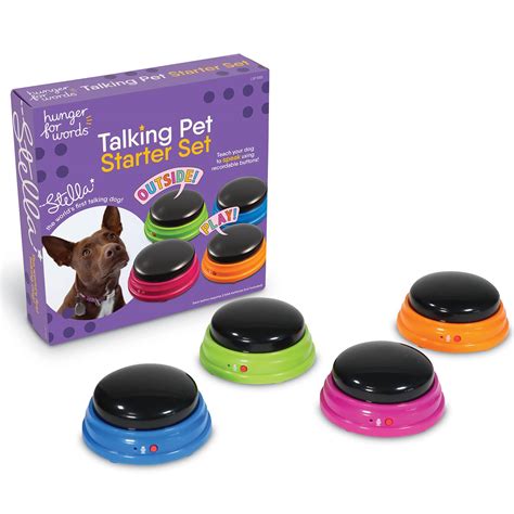 Dog Talking Buttons | Talking Pet Starter Set