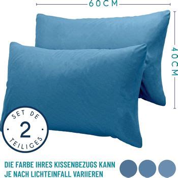 Dreamzie Kissenbezug X Set Mit Jersey Baumwolle G Qm