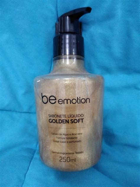 Sabonete Líquido Golden Soft Be Emotion Polishop Cosmético Feminino