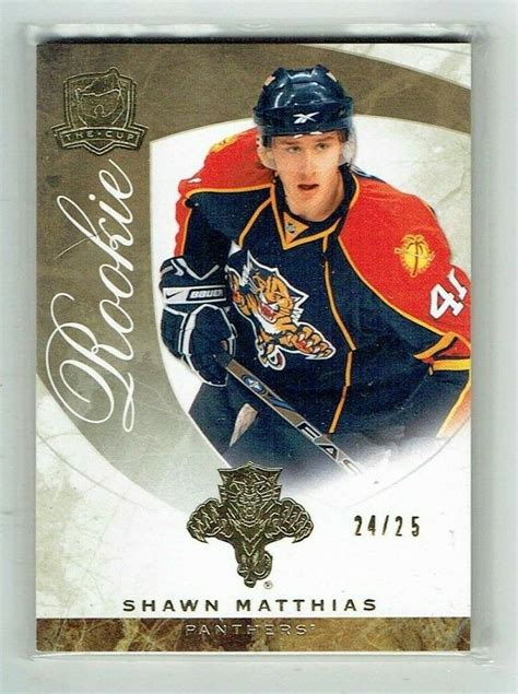 08 09 UD Upper Deck The Cup Shawn Matthias 25 Gold Spectrum Rookie EBay