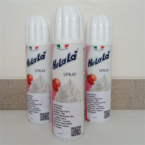 jual hulala whipping cream spray shopee indonesia