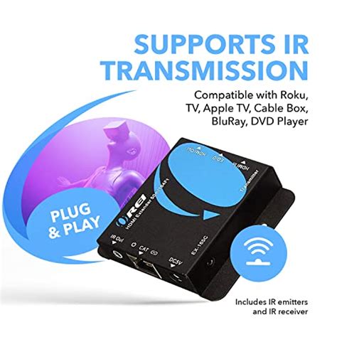 Orei Extensor Hdmi De Pies Sobre Un Solo Cat E Cat Hasta