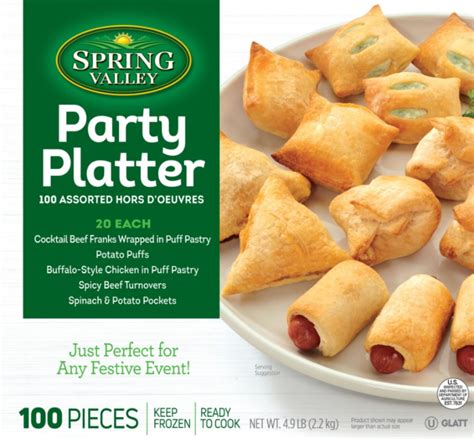 Party Platter Assorted Hors d'Oeuvres - Milmar Food Group