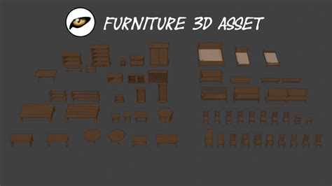 Blender 3d Eevee Furniture Assets Style Anime Stylized Youtube