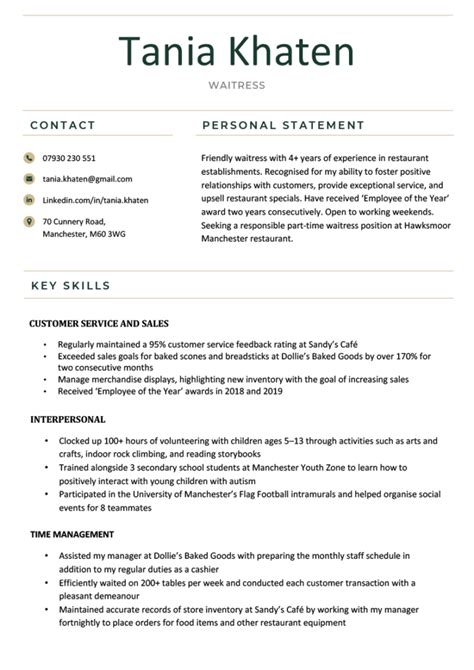 Skills Based Cv Template Examples And Writing Guide