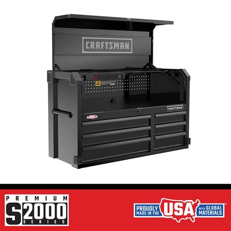 Premium S2000 Series 41 Wide 6 Drawer Tool Chest Craftsman