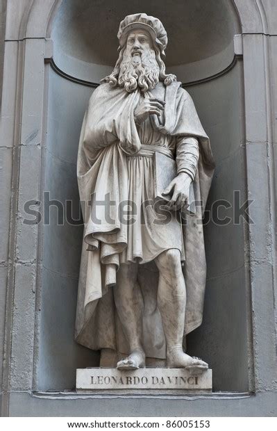 Statu Leonardo Da Vinci Florence Italy Stock Photo 86005153 Shutterstock