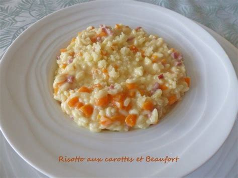 Risotto Aux Carottes Et Beaufort Faire Un Risotto Alimentation Risotto