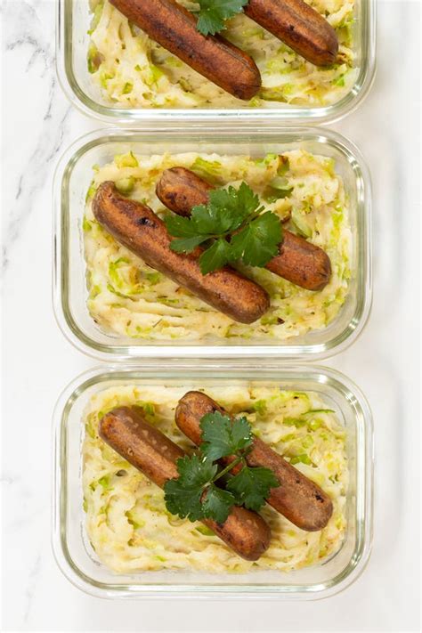 Stoemp (Belgian Vegetable Mash) with Vegan Sausage Recipe - Vegan Meal ...