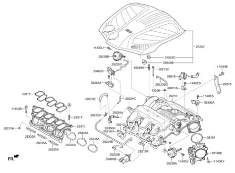 292403CFC0 Genuine Kia Engine Cover Assembly