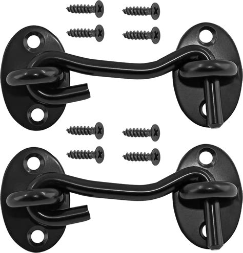 Amazon BienBion 2 PACK 4 Barn Door Latch Hook Hook And Eye Latch