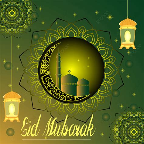 Fondo De Color Verde De Eid Mubarak Verde Color Eid Imagen De Fondo