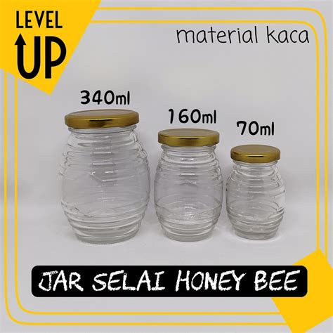 Jual Botol Kaca Bening Glass Jar Botol Toples Kaca Toples Selai Jam