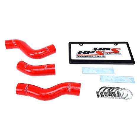 Hps Red Silicone Engine Coolant Radiator Hose Kit