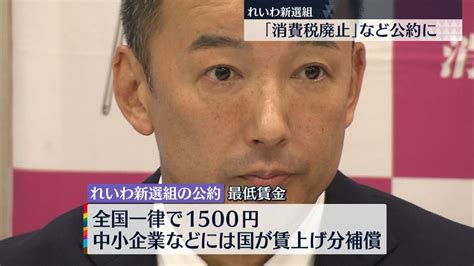 れいわ新選組 参議院選の公約発表「消費税廃止」「ガソリン税ゼロ」など訴える（2022年6月15日掲載）｜日テレnews Nnn