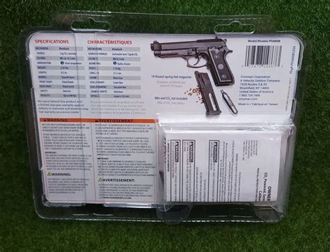 New Crosman Pfam B Synthetic Full Auto Co Bb Pistol Caliber At