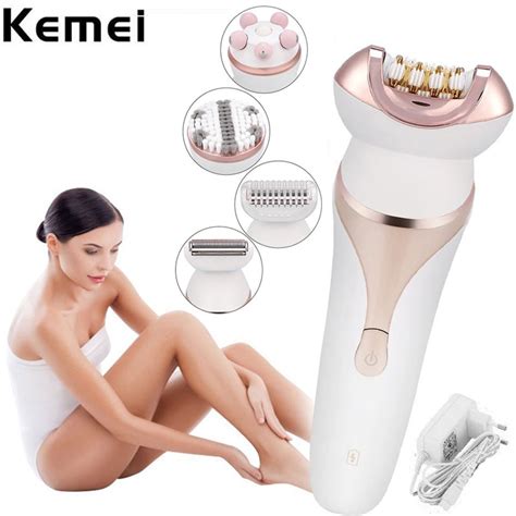 Kemei In Lady Shaver Hair Removal Epilator Women Cordless Bikini