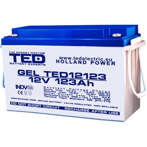 Батерия AGM VRLA 12V 123Ah GEL - eMAG.bg