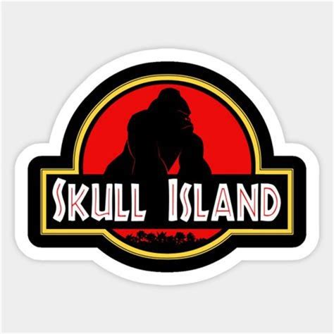 King Kong Skull Island Color Vinyl Decal Sticker | Etsy