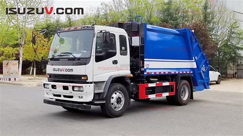 ISUZU FVR 42 240HP 10CBM Garbage Compactor Truck Compressed Garbage