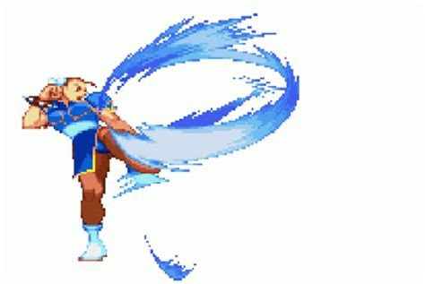 Chunli Street Fighter Sticker Chunli Street Fighter Sprite Art