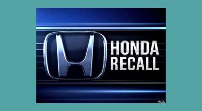 Honda Recalling More Than Vehicles In The U S Spotlight