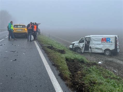 Crescentino Maxi Incidente Lungo La Provinciale 31bis Traffico