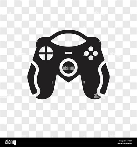 Game Controller Vector Icon Isolated On Transparent Background Game