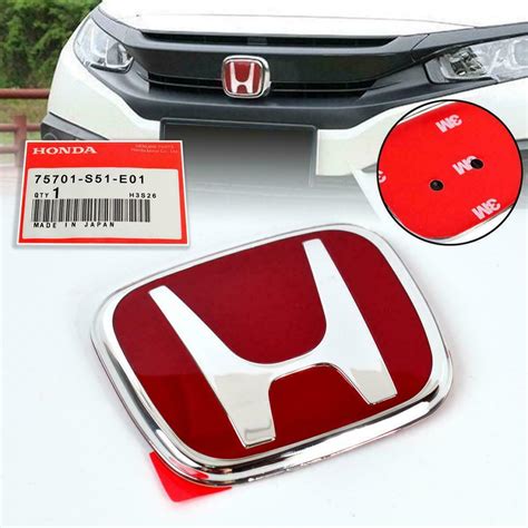 Red Honda Emblem