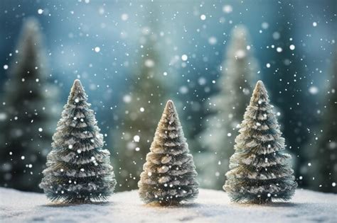 Pack of colorful trees for christmas | Premium AI-generated image