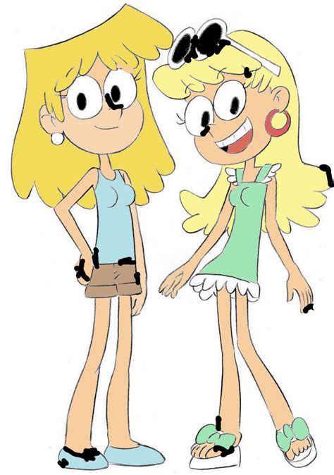 Lori And Leni Loud Full Color By Batmanmesser609 On Deviantart