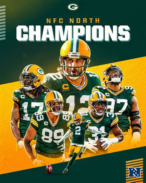 The Green Bay Packers Are Nfc North Champions For The Third Year In A