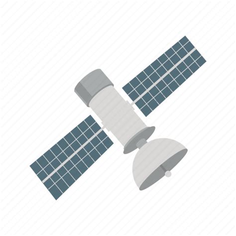 Earth Navigation Orbiting Satellite Space Station Technology Icon