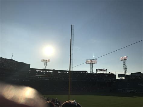 My View For The Night Not Great But Fuck The R Redsox