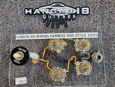 Gibson Sg Wiring Harness 50s Style 2005 Nickel Reverb