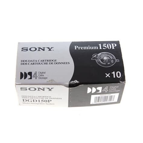 10x Sony Dds Data Cartridge Premium 150p