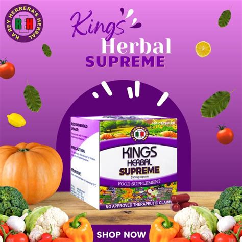 Reh Kings Herbal Original Supreme Capsules Food Supplement By Kah Rey