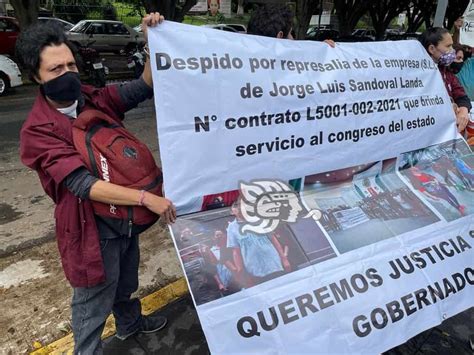 Sin Soluci N Ex Empleados De Limpieza Protestan En Congreso Local