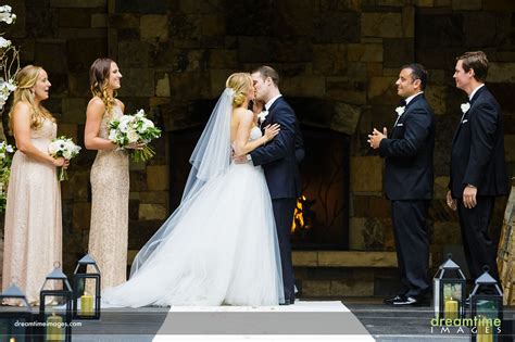 Epic Wedding Ceremony With Aisle Over Pool at Vail Four Seasons