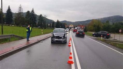 T Goborze Wypadek Na Drodze Krajowej Nr Zderzy Y Si Ze Sob Trzy