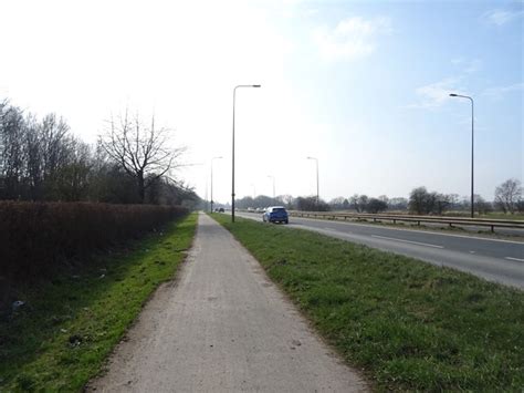 Cycle Path Beside East Lancashire Road JThomas Cc By Sa 2 0