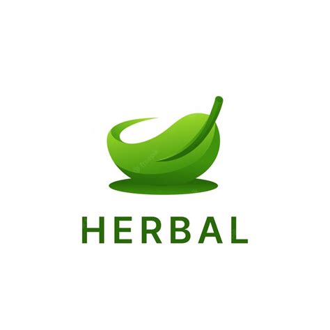 Premium Vector Herbal Medical Leaf Logo