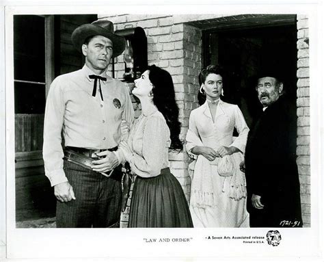 Law And Order 1953 Ronald Reagan And Dorothy Malone Western