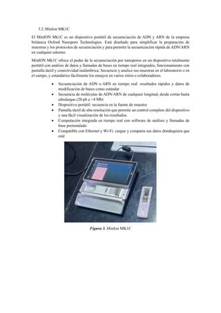 Secuenciador De Nanoporos Nanopore Sequencing Minion Mk C Pdf