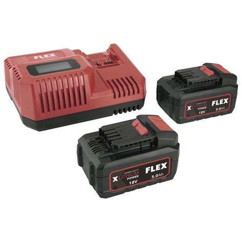 Flex Li Ion 18v Battery Starter Packs EC Hopkins Limited