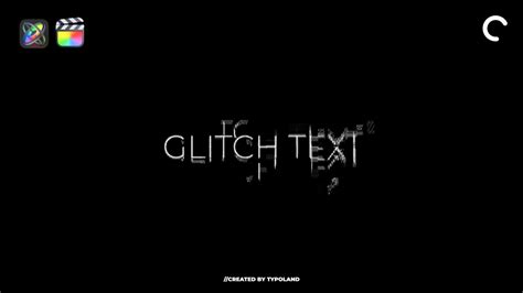 Glitch Text Animations By Typoland Aniom Marketplace