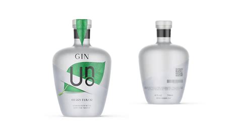 Gin bottle packaging design on Behance