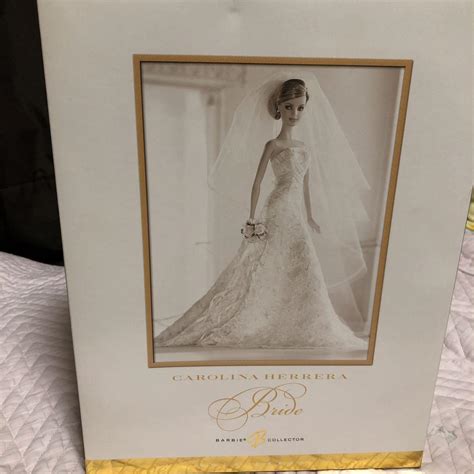 Carolina Herrera Bride Barbie Gold Label メルカリ