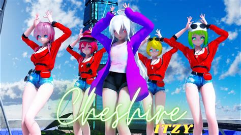 MMD Haku Luka Gumi Rin Teto ITZY Cheshire YouTube