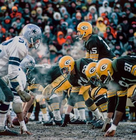 The “Ice Bowl”- 1967 NFL championship game at Lambeau Field where the ...